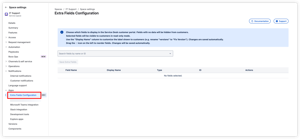 Access the app from Jira Service Management project settings to configure which fields appear in the customer portal