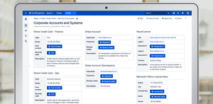 Store shared passwords, bank account details, license keys, secured notes, all kind of sensitive information.