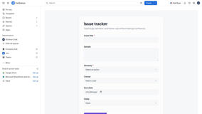 What respondents see, clean forms embedded right in Confluence