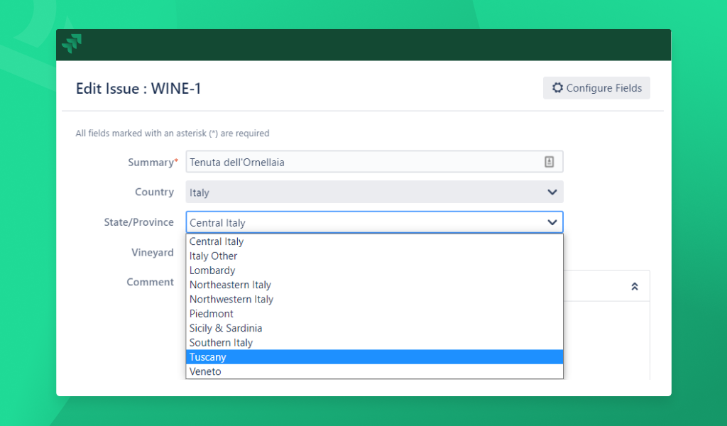 Similar to cascading select fields but with unlimited levels, easily link data between custom fields and create dependencies between variable fields so that you can update data without duplicating efforts.