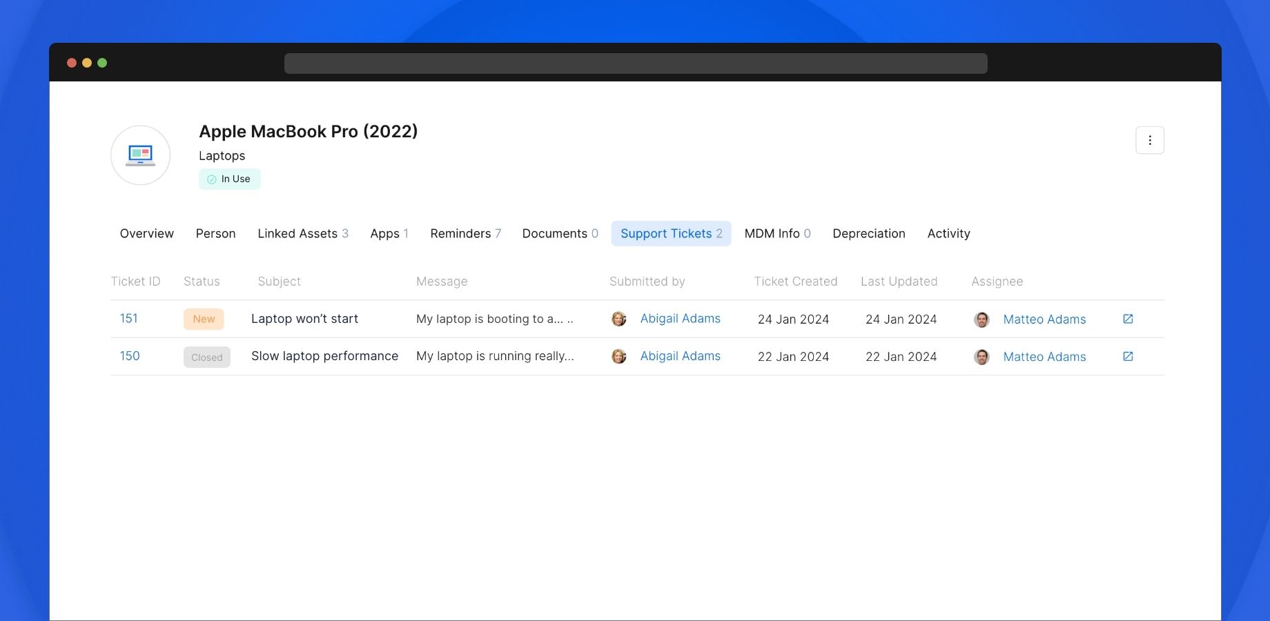 Keep a log of Jira issues in Setyl