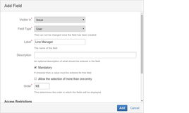 Adding a User field