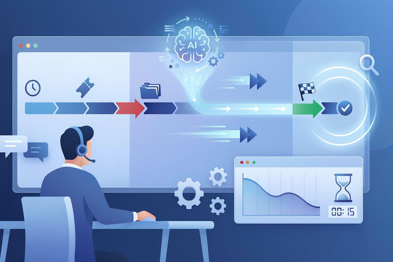 Standardizes ticket processing, ensuring a consistent and optimized path to completion.