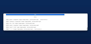 Every run is kept: what was searched, how many pages were read, how many were written - and any run that wrote something can be undone right from this list.