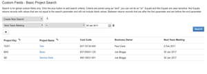 Basic Project Search of global project variables