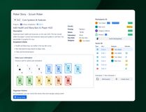 Play Session - As organizer you can also take part in the estimation process for the issue but also add new participants or add and create issues.