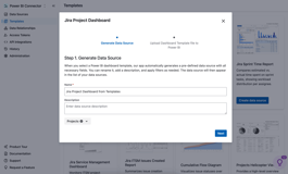 Each built-in template is automatically followed by a pre-configured data source that the app creates for you. So, you don't need to select the needed fields manually.