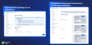 App visibility preferences