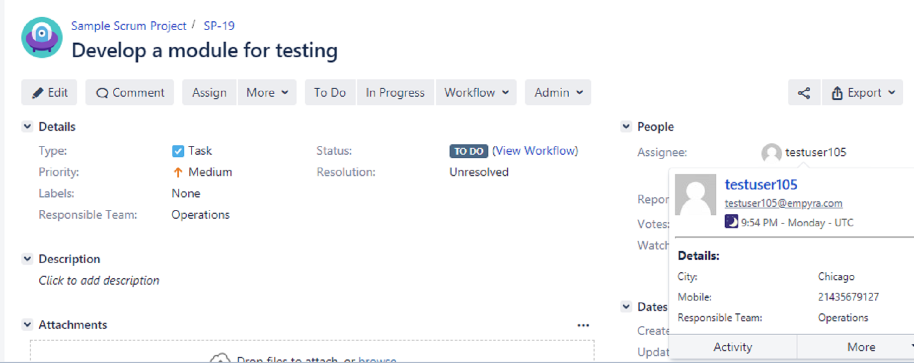 Custom field update dynamically managed