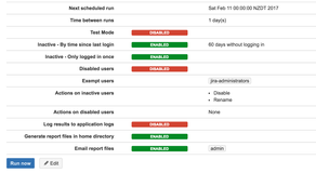 Summary page of the config wizard