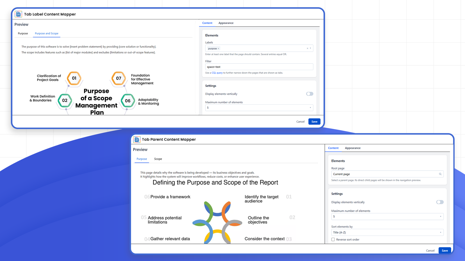 Auto Tabs from Labels or Parent Pages