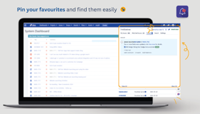 Pin your favourites and find them easily