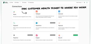 Sync customer health data with Jira and the other tools your teams use, like Hubspot, Intercom, Slack, and more. No more begging your PM or Analyst for customer data.