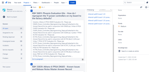 Quark Assistant showing Results of a Search.