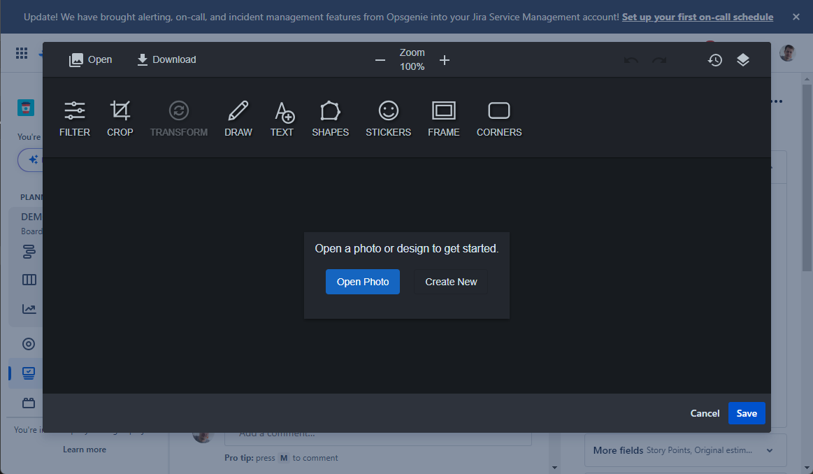 Sketch your ideas as a new image