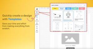 Use Templates to quickly create a new design