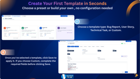 Create your first template in seconds