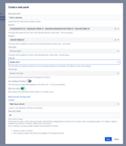 You can configure many panels separately for each project or several common ones.