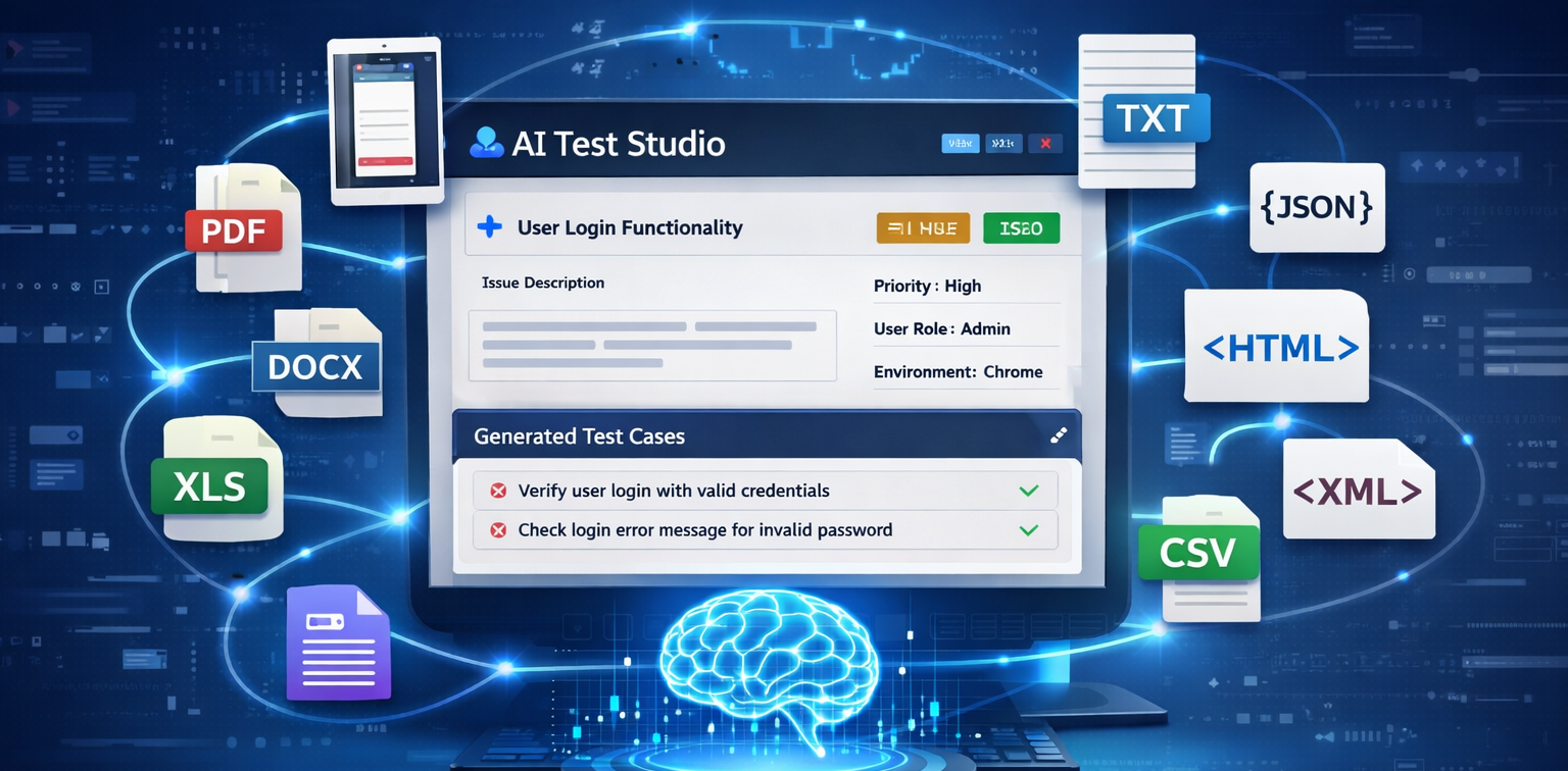 Attachments and Jira context used to generate more relevant and complete test cases