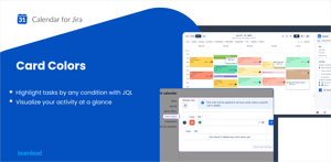 Highlight tasks with JQL color rules. A visual way to track priorities, work types and activity patterns right inside your Jira calendar.