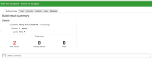 Test execution summary in Jira