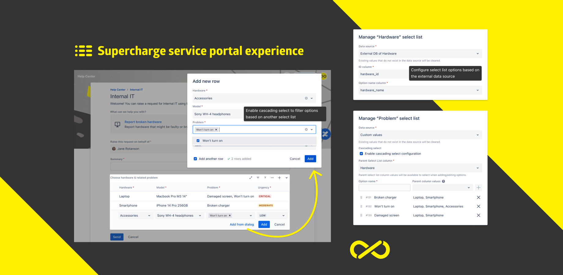 Compatible with Jira Service Management