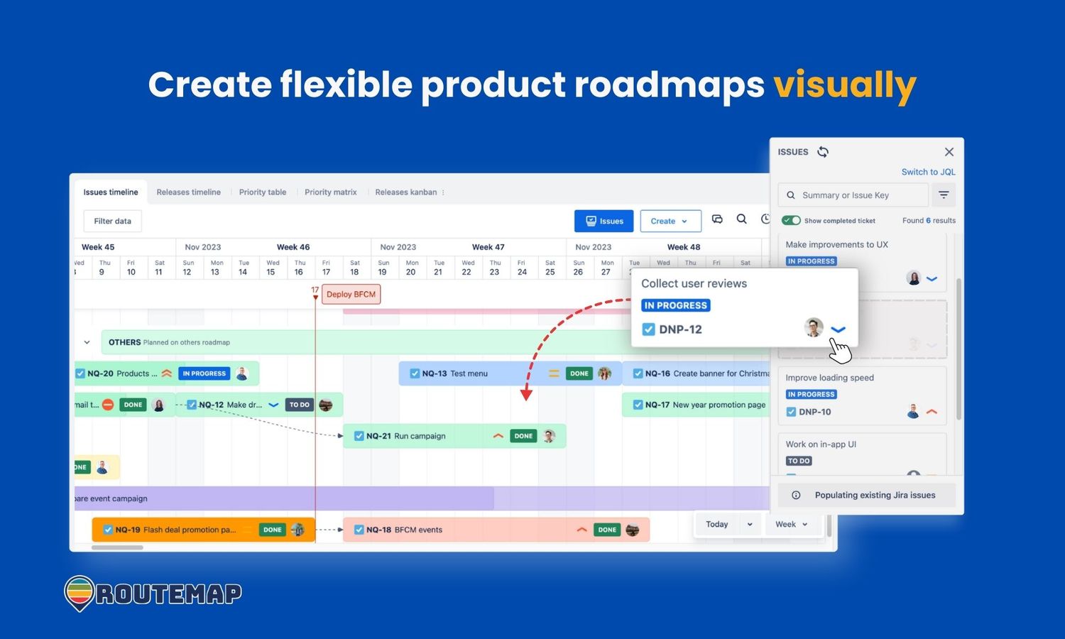 Flexible Advanced Roadmaps for Jira