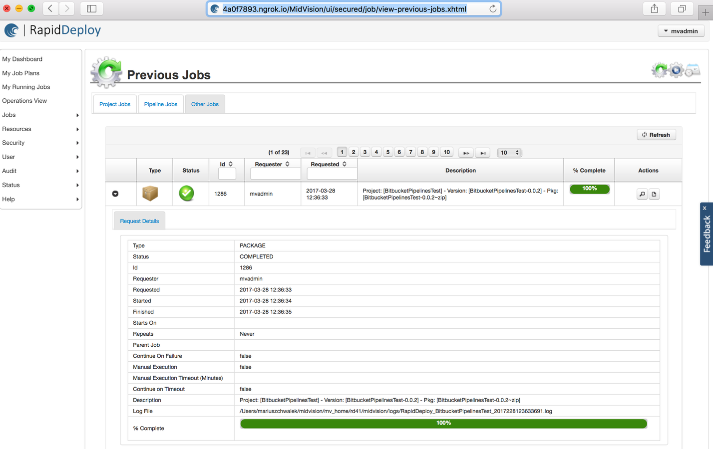 Build your package directly from Bitbucket