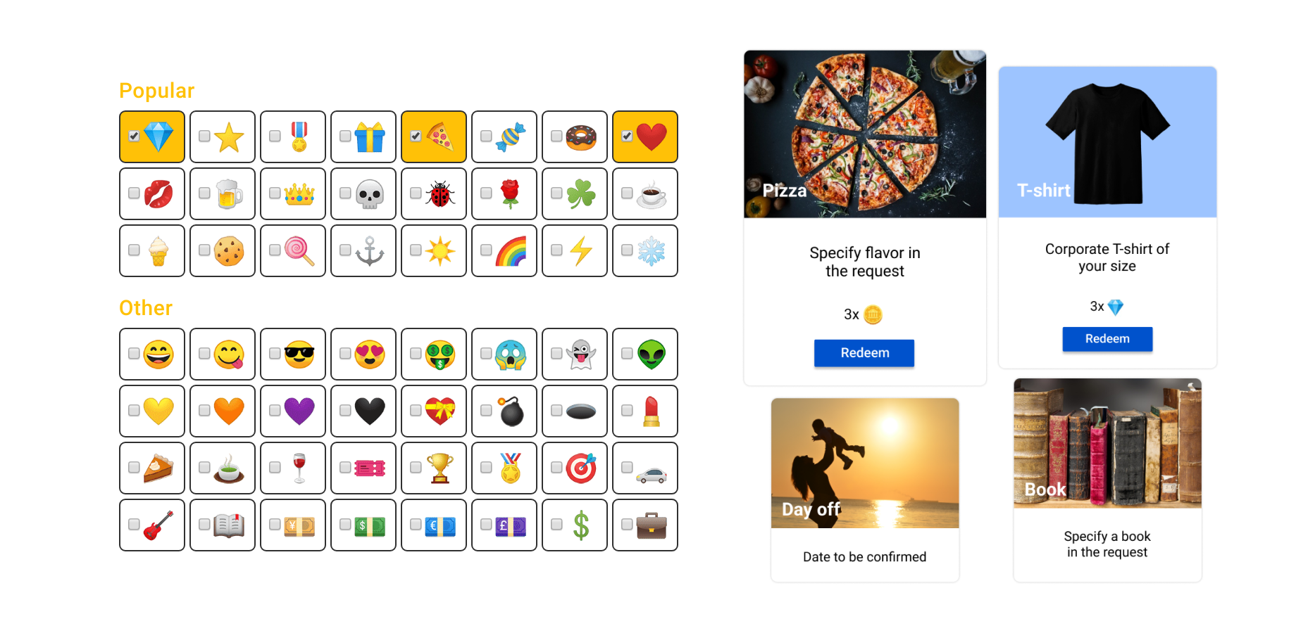 Choose virtual currency