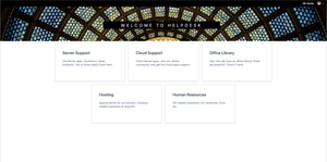 List of customer portals – set it optionally as a customer area start page in case you have more than one portal