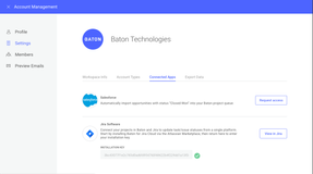 Connect your Jira Cloud to your Baton workspace