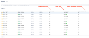 JQL functions allow you to search and sort issues by the time in the status. The data in the fields is updated automatically. Pay attention to our other applications for working with time.