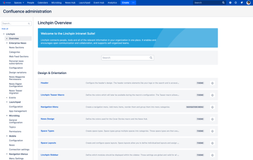 Take your first steps in Linchpin by following the Linchpin guide in the Confluence administration.
