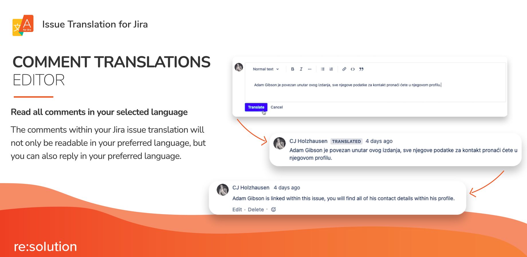 Comment Translations Editor