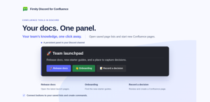 Give your team a persistent Discord panel for saved page lists and page-creation commands.