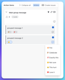 Grouping similar message in the retro