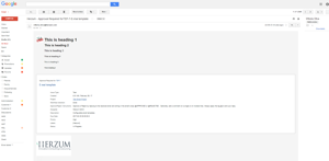 Configurable email templates
