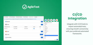 Integrate with CI/CD tools to import automated tests