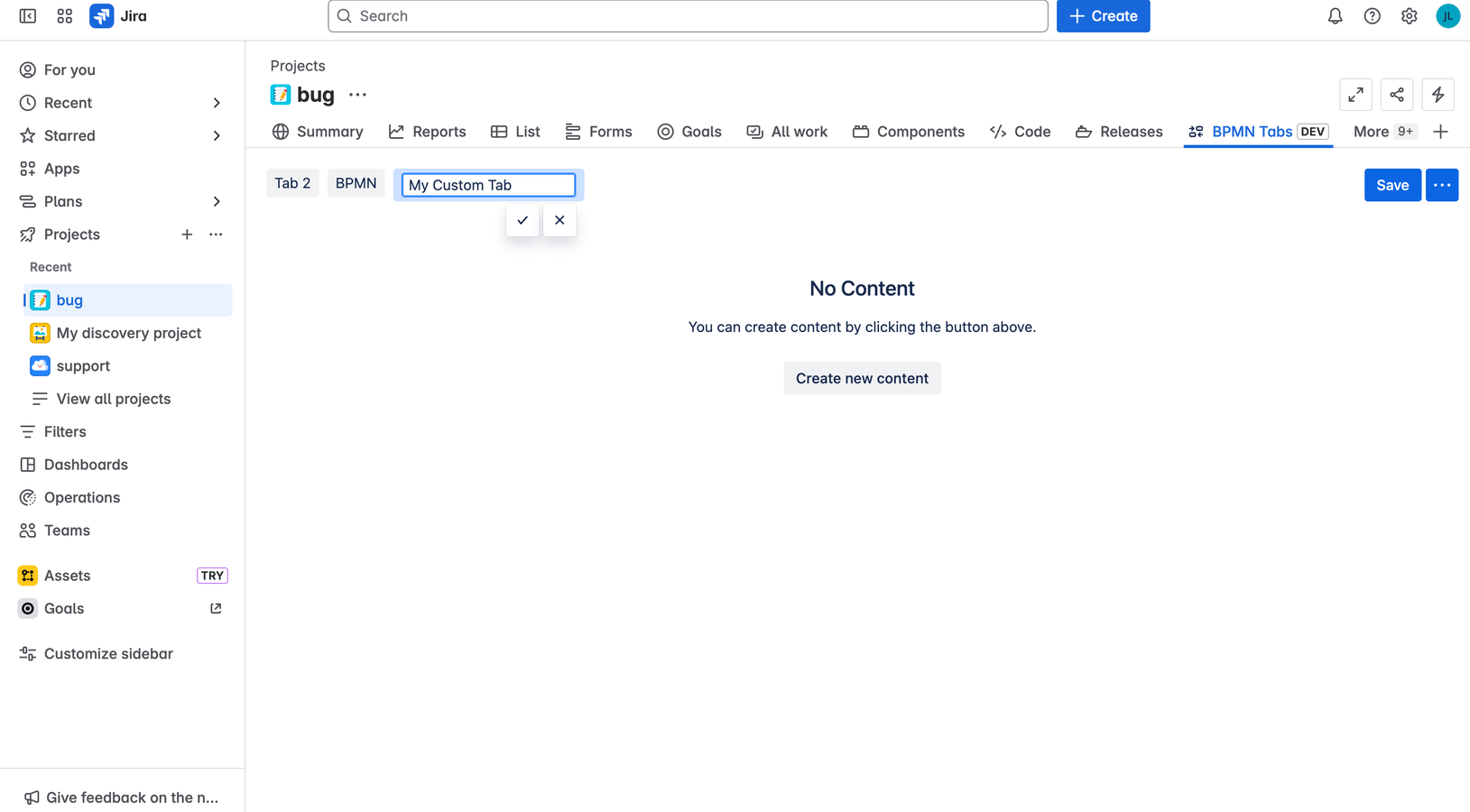Use tabs to separate diagrams, decisions, and notes