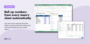 Roll up numbers from every team's sheet automatically