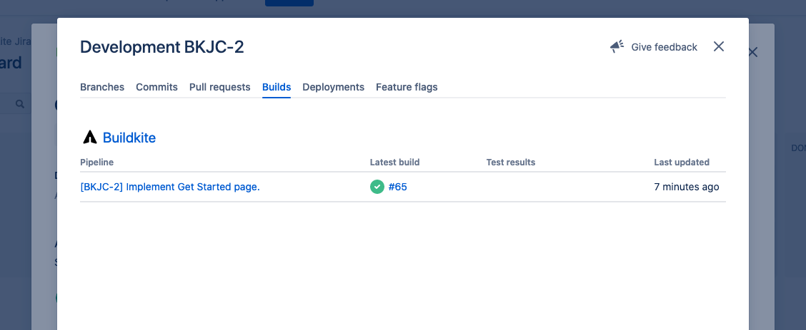 Get detailed build information