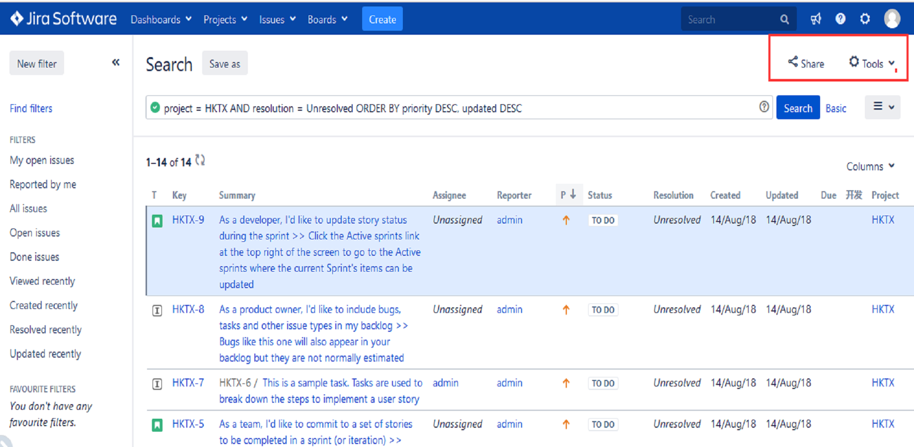"Export" button is hiden on the navigation page