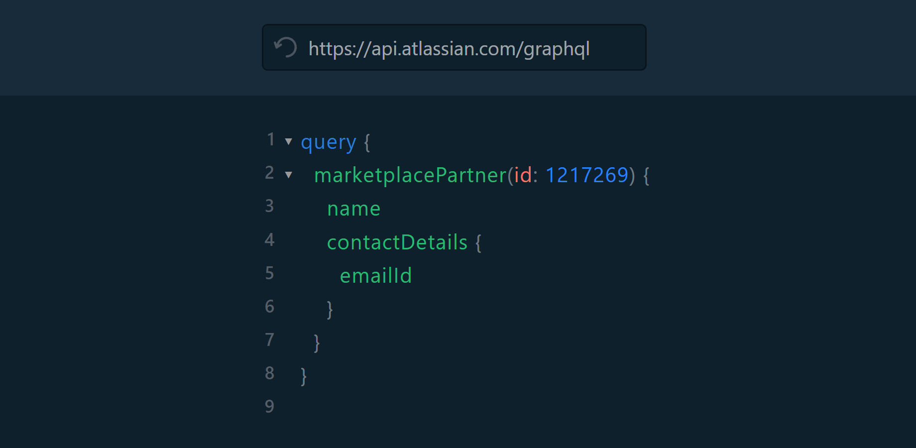 Share GraphQL query snippets on live endpoints