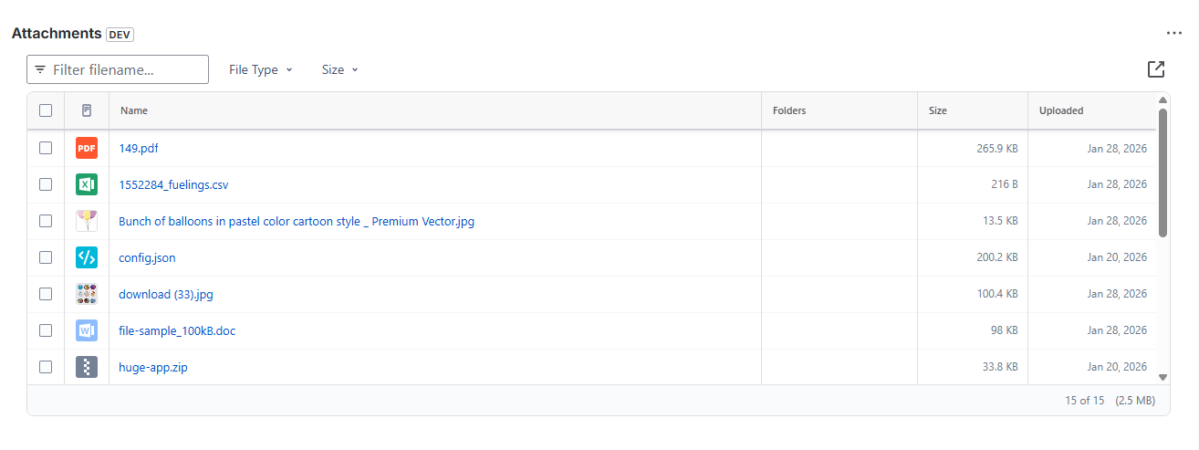 Don't leave the ticket. Filter list, bulk delete, and instant preview. Includes "Cinematic Mode" for ZIPs and code syntax highlighting. Fast, virtualized, and built for speed.