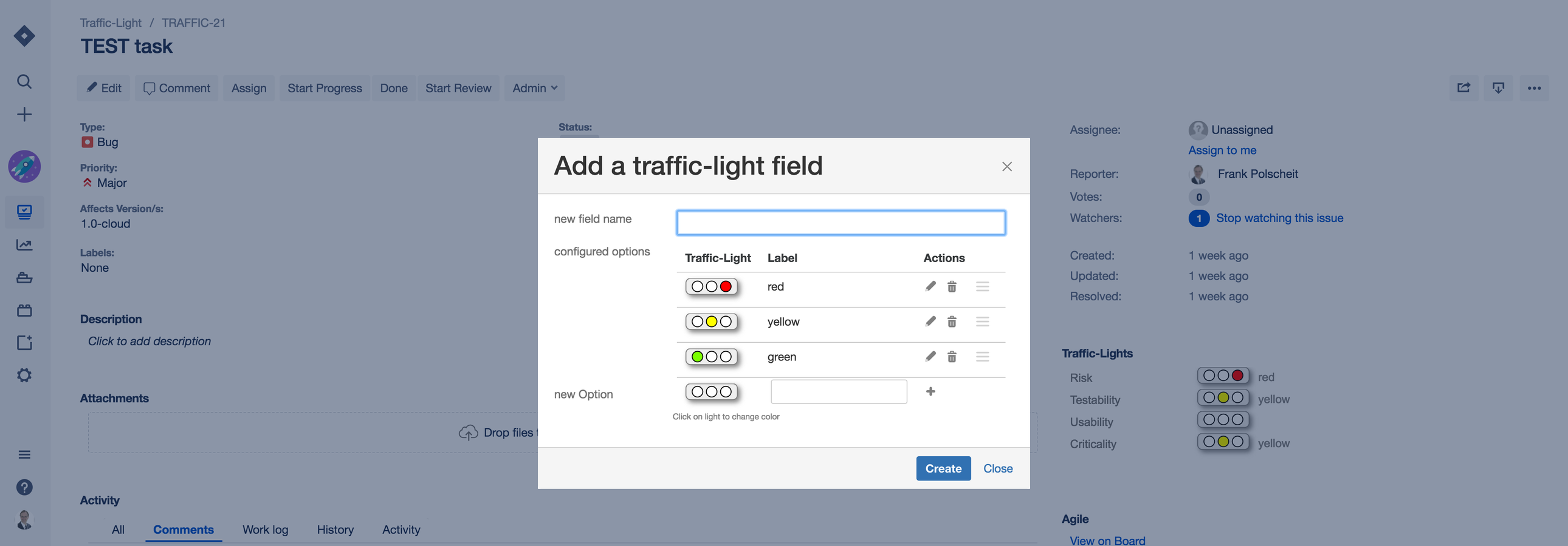 Easy to use in Jira Core/Software/ServiceMgt.