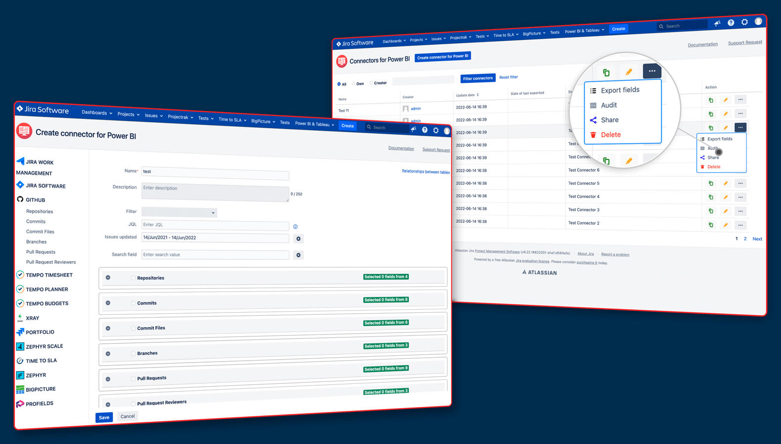 Create and export your data sources
