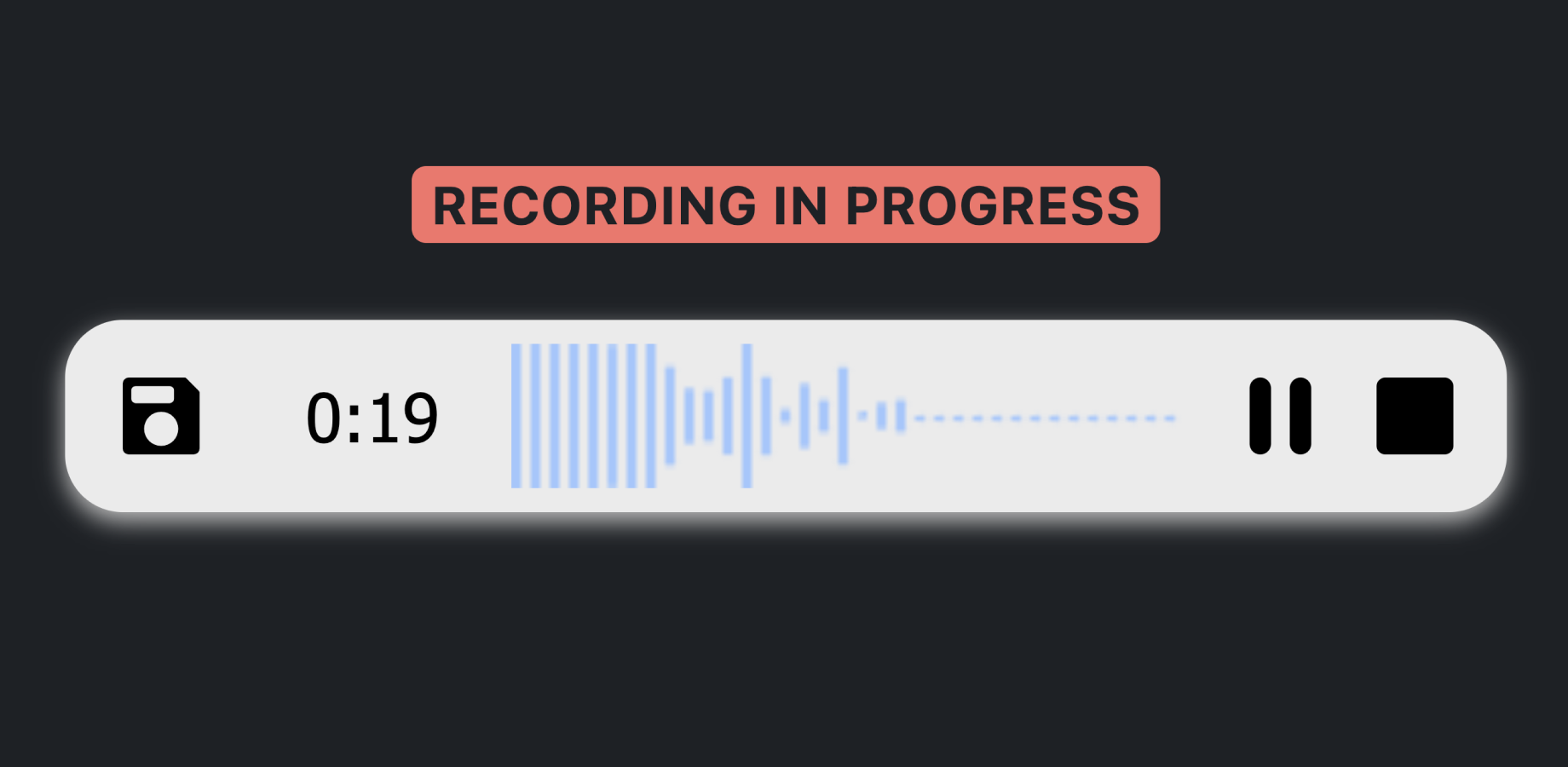 Audio Recorder in action
