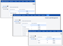 Plan with text label objects in addition or instead of Jira users and projects - this is configurable in the plugin settings. Use the Label Board to create label objects that you can use for your planning.