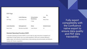 Compatible with the Confluence native PDF Export