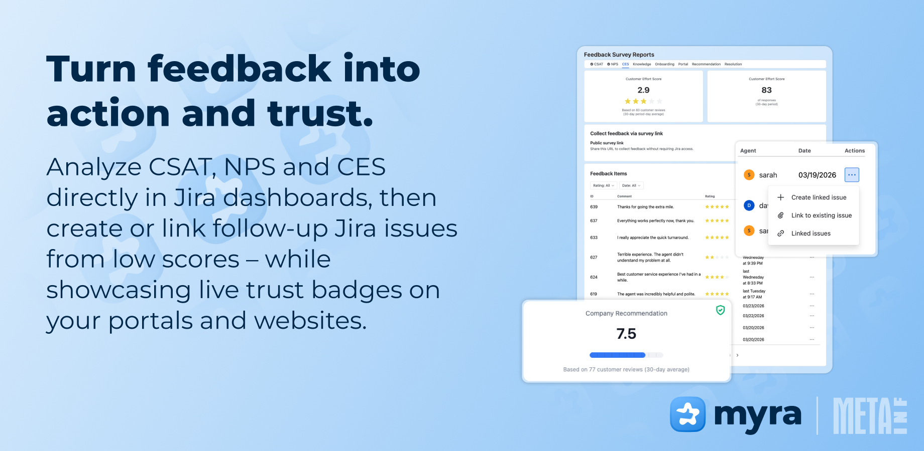 Turn Every Score Into Action and Visible Trust
